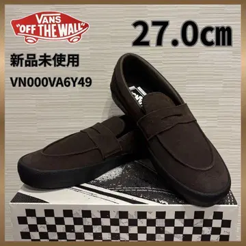 [ 새상품 ] 반스 스케이트 로퍼 스웨이드 브라운 27.0cm