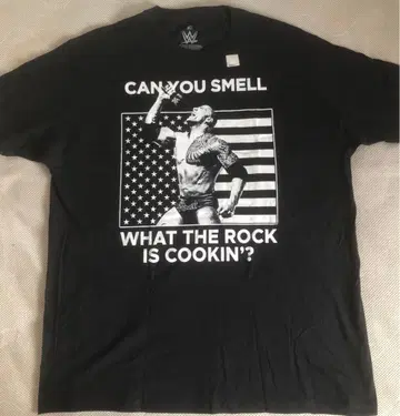 [ 새상품 미사용 ] WWE 더 락 드웨인 존슨 셔츠
