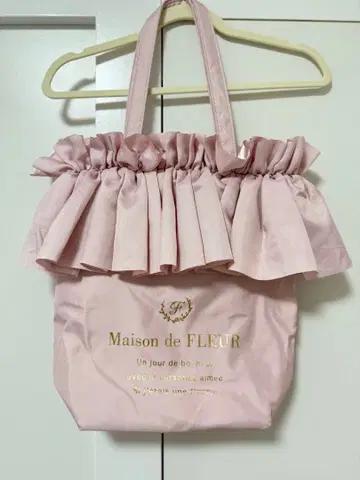 Maison de FLEUR 프릴 토트백 핑크