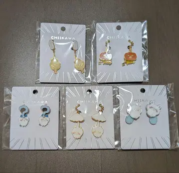 치이카와 귀걸이 귀찌 5개 세트