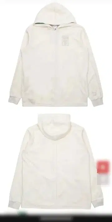 PUMA 아이보리 후드 부착 후드티