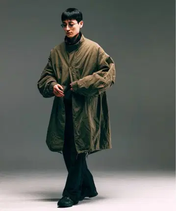 FREAK'S STORE 모즈 코트 카키 라이너 포함 21AW