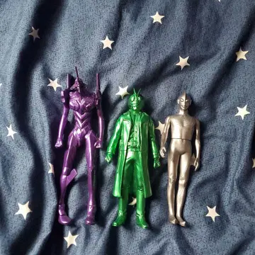 특촬물 캐릭터 피규어 3체 세트