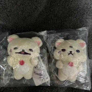 코리락쿠마의 악마의 기분 테노리 봉제 인형 2개 세트 택 포함 새상품