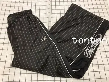 BadBlood 스트라이프 스포츠 팬츠 블랙