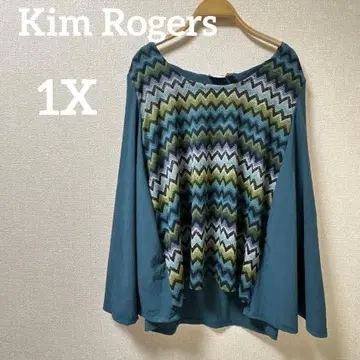 새상품급 Kim Rogers [ 1X ] 긴팔 판초풍 멋짐