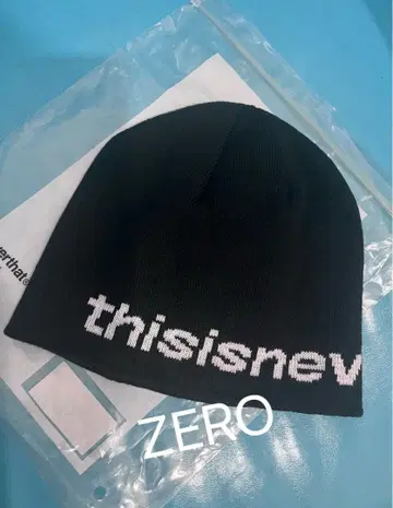 thisisneverthat 비니 니트 캡 블랙 NT