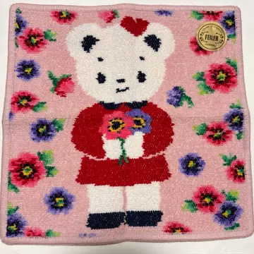 패밀리아 페일러 콜라보 손수건 아니모네 쁘띠 한큐 한정판 핑크 새상품