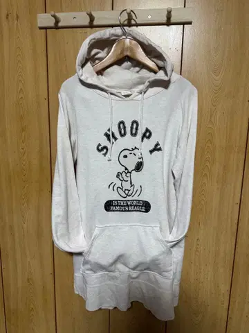 스누피 프린트 후드티 M 사이즈