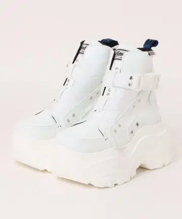 요스케 화이트 통굽 부츠 스니커즈