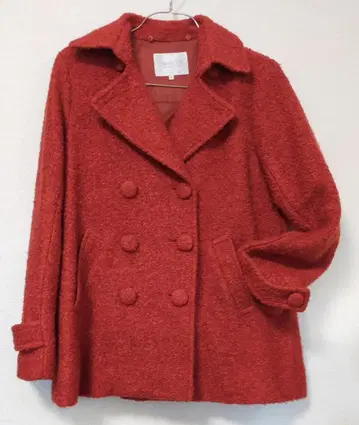 아우터 인조 모피 코트 미들 기장