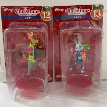 Happy 복권 디즈니 크리스마스 오너먼트 2025 닉 & 주디