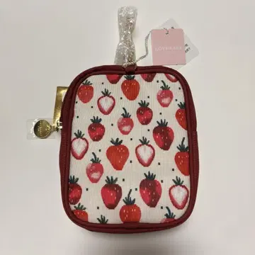 페이러 스트로베리 도트 파우치 새상품 덕질 딸기 아크릴 스탠드 케이스