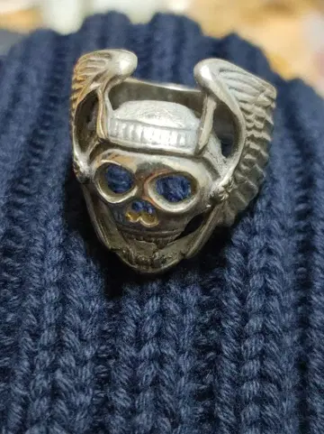 고로즈 스컬 반지 25호