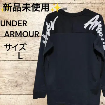 미사용 새상품 UNDER ARMOUR 그래픽 롱 슬리브 블랙 [ L ]