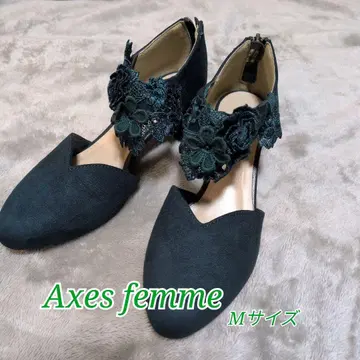 Axes femme 그린 M 사이즈 하이힐 펌프스