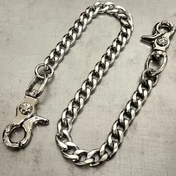 스테인리스 놋쇠 키헤이 지갑 체인 12mm 빈티지 2클립