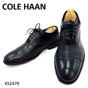 콜한 스트레이트 팁 천연 가죽 가죽 US 8.5 블랙