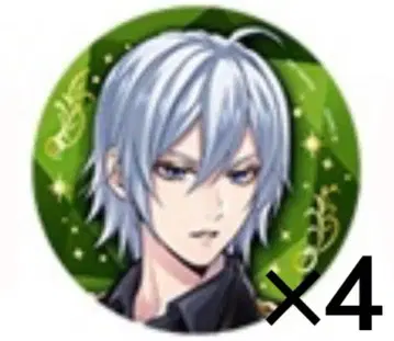 트위스테 블레이징 주얼 실버 뱅 루즈 캔뱃지