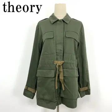 LA3929 theory 띠어리 밀리터리 자켓 카키 S