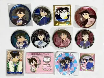 명탐정 코난 쿠도 신이치 모리 란 캔뱃지 아크릴 스탠드