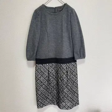 Reflect 절개 원피스 그레이 9호 M 사이즈 상당