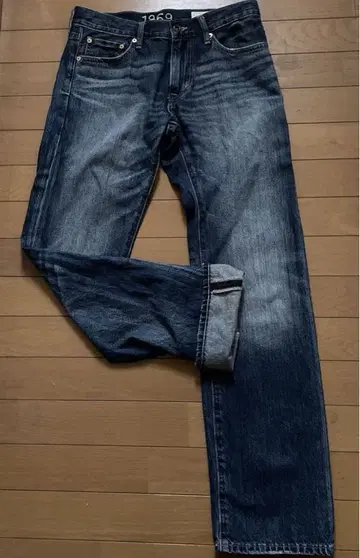 Gap 빨간색 데님 팬츠 W30 스트레이트 청바지 G 청바지