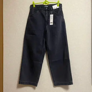 유니클로 U 와이드 핏 칼라 청바지 30