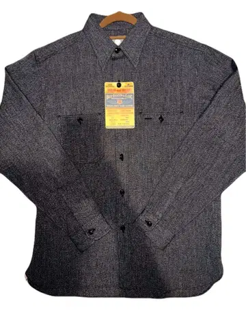 [ 새상품 ] Buzz Ricksons 버즈릭슨 블랙 샴브레이 셔츠