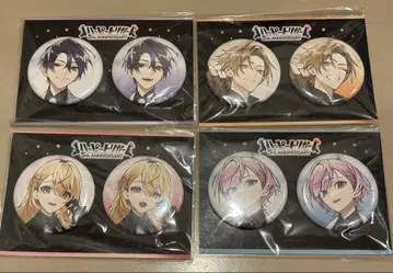 니지산지 하피토리 5주년 캔뱃지 세트 4점 세트