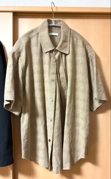 LIDNM 리드엠 ITALY GAUZE CHECK H/S Desert