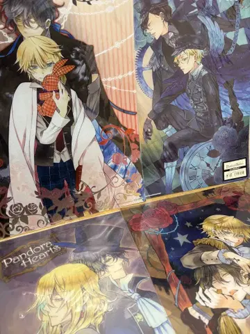 PandoraHearts 메탈 포스터 클리어 포스터 판도라 하츠 4종