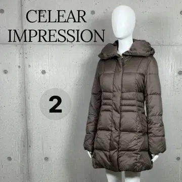 CLEAR IMPRESSION 다운 자켓 브라운 M