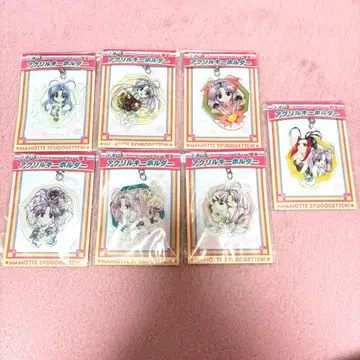 마모테 슈고겟텐 아크릴 키링 7개 세트