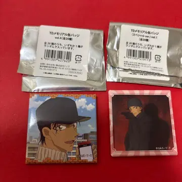 코난랜드 메모리얼 캔뱃지 이상윤(아카이 슈이치) 2종