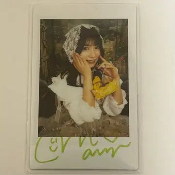 마루피 친필 사인 폴라로이드