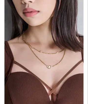 제이다 JEYSUS SymmetryGYDA 큐빅 레이어드 목걸이