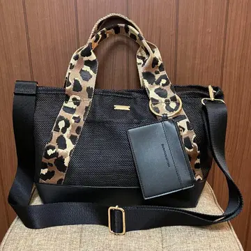 BARNYARDSTORM 메쉬 레오파드 2way 숄더백