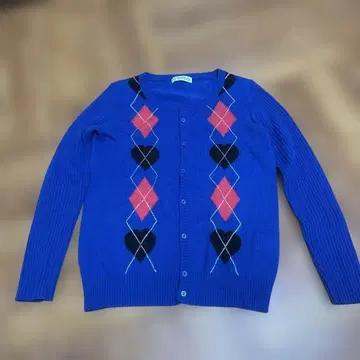 BEAMS HEART 빔즈 파란색 가디건