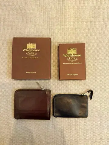 화이트하우스 콕스 지갑 & 코인 케이스