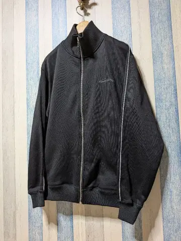 타미힐피거 풀 집업 트랙 자켓 속기모 리브 남성용 M