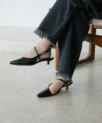 Whim Gazette 위무 가제트 [ Hoaw. ] 백 슬링 뮬