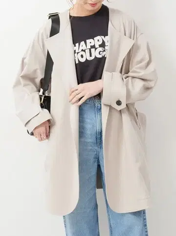 택 포함 새상품 미사용품 카르제 저지 노카라 하프 코트