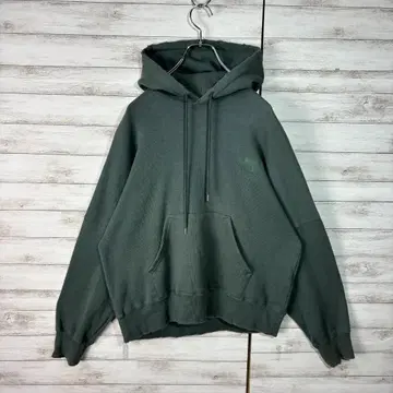 다이리쿠 빈티지 가공 후드티 M 자수 로고 DAIRIKU