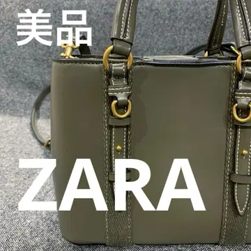 ZARA 자라 미니 시티백 다크 그린