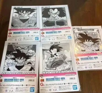 제일복권 드래곤볼 40th 클리어 파일 세트 5매