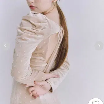 SNIDEL 스나이델 벨로아 자수 원피스 롱 원피스 롱 벨로아