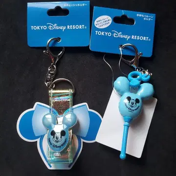 디즈니 키링 세트 블루