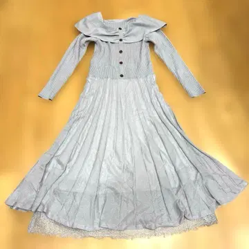 택 포함 새상품 레스 빠세 시어 니트 오프숄더 원피스 26400엔