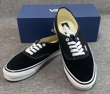 VANS PREMIUM 오센틱 일본 한정판 블랙 27.5cm